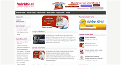 Desktop Screenshot of populersohbet.net